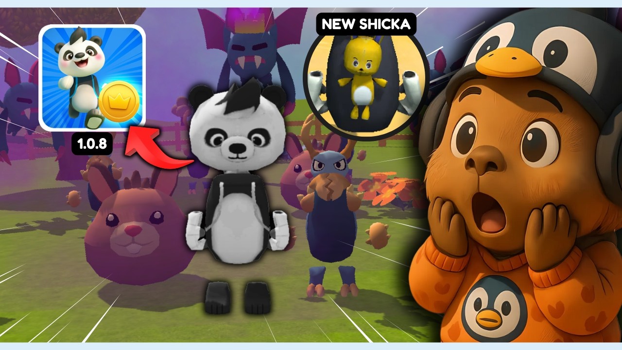 NGAKAK BANGET😂REVIEW UPDATE BARU 1.0.8 PANDA HERO ADVENTURE | Fake Super Bear Adventure