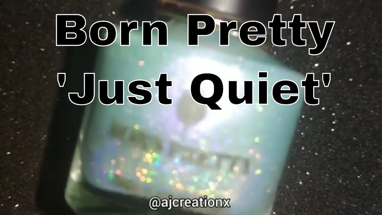 Swatch of Born Pretty Iridescent Nail Polish shade BP-FS01 'Just Quiet'|Flower in Sunshine Series