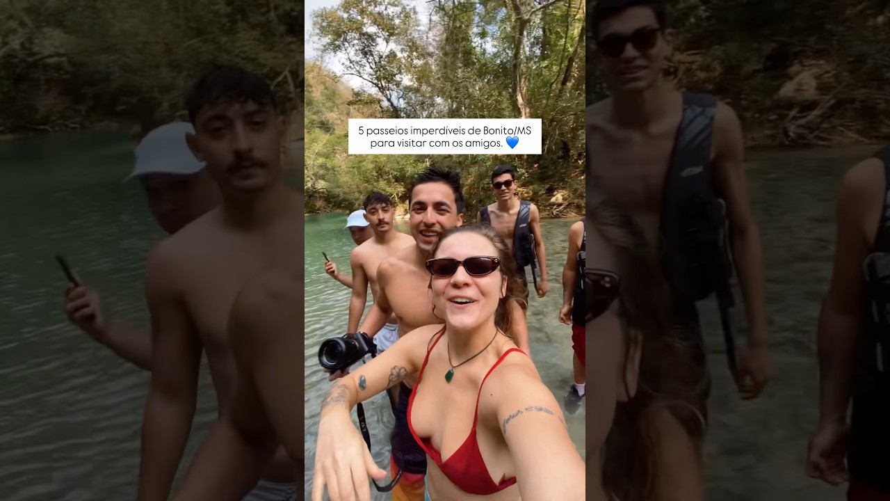5 passeios imperd&iacute;veis de Bonito MS para visitar com os amigos. ✨💙 #bonitoms #turismo #viagem
