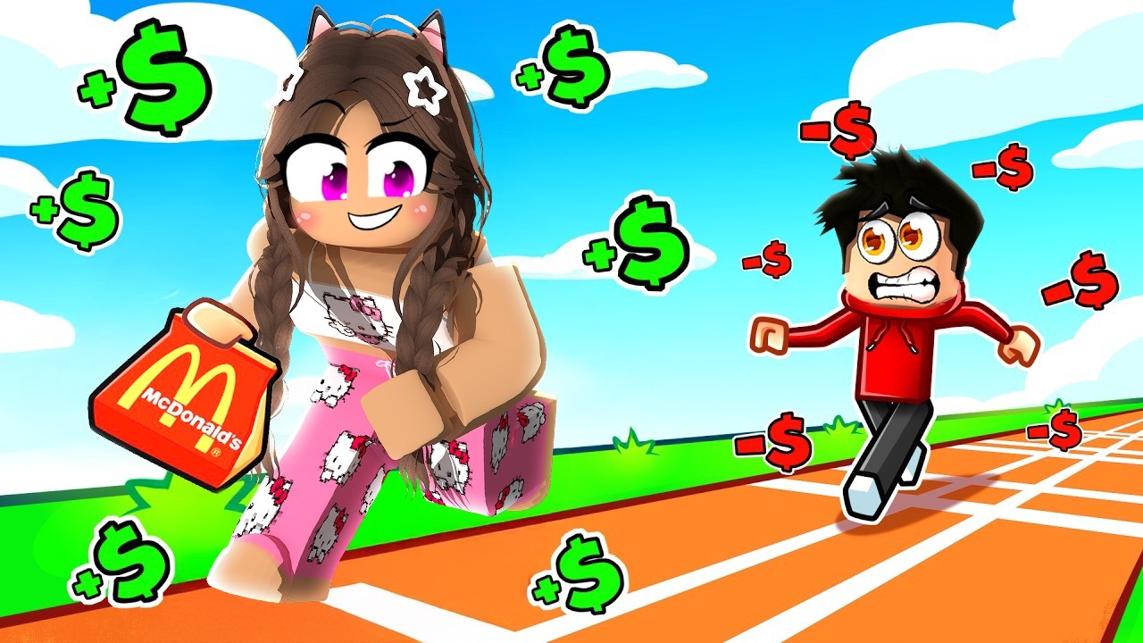 BABİ İLE HAMBURGER YEDİK TOMBİK OLDUK 😂 Roblox +1 Fat Per Step 1