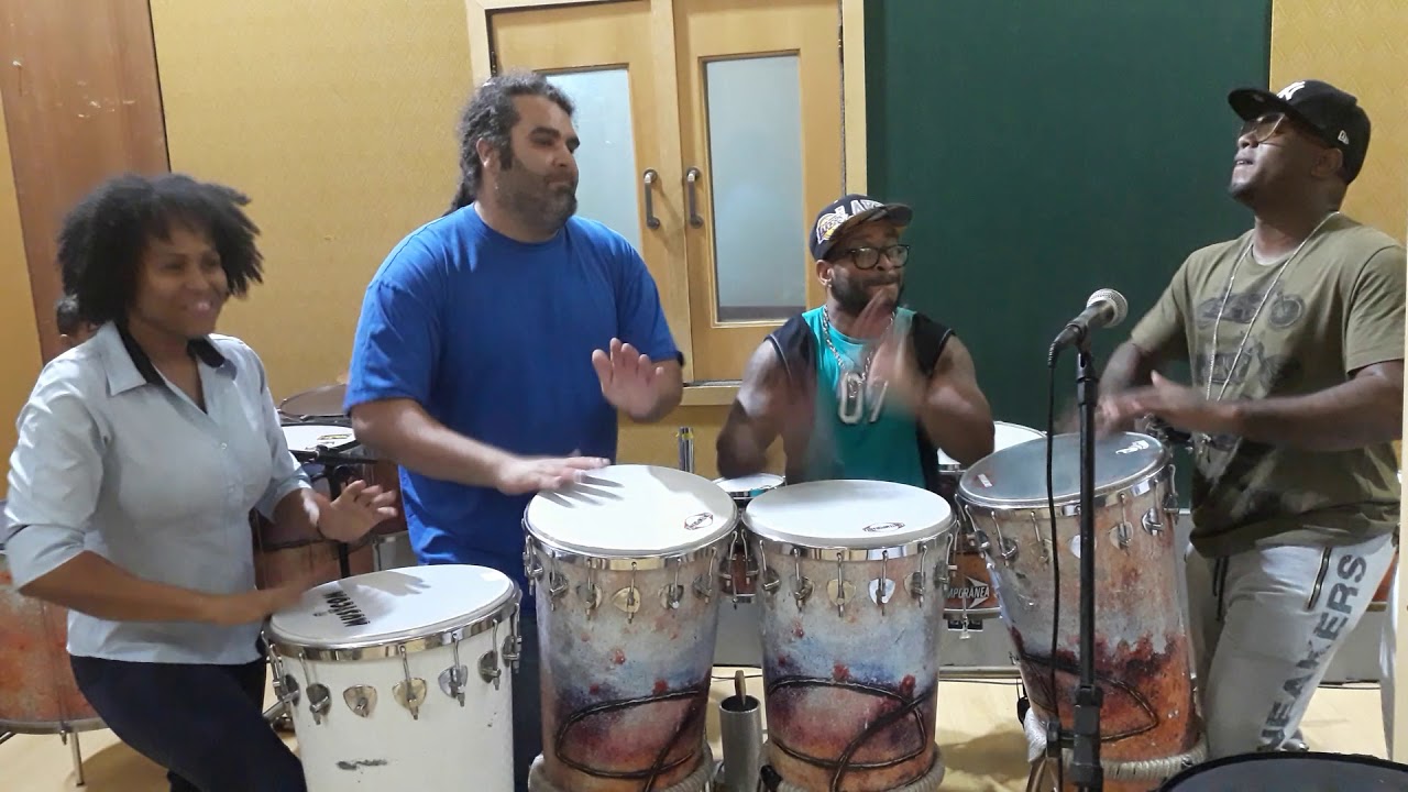 Roda timbau Elton Jackson, Ratinha, Nagô y Antonio Monedero