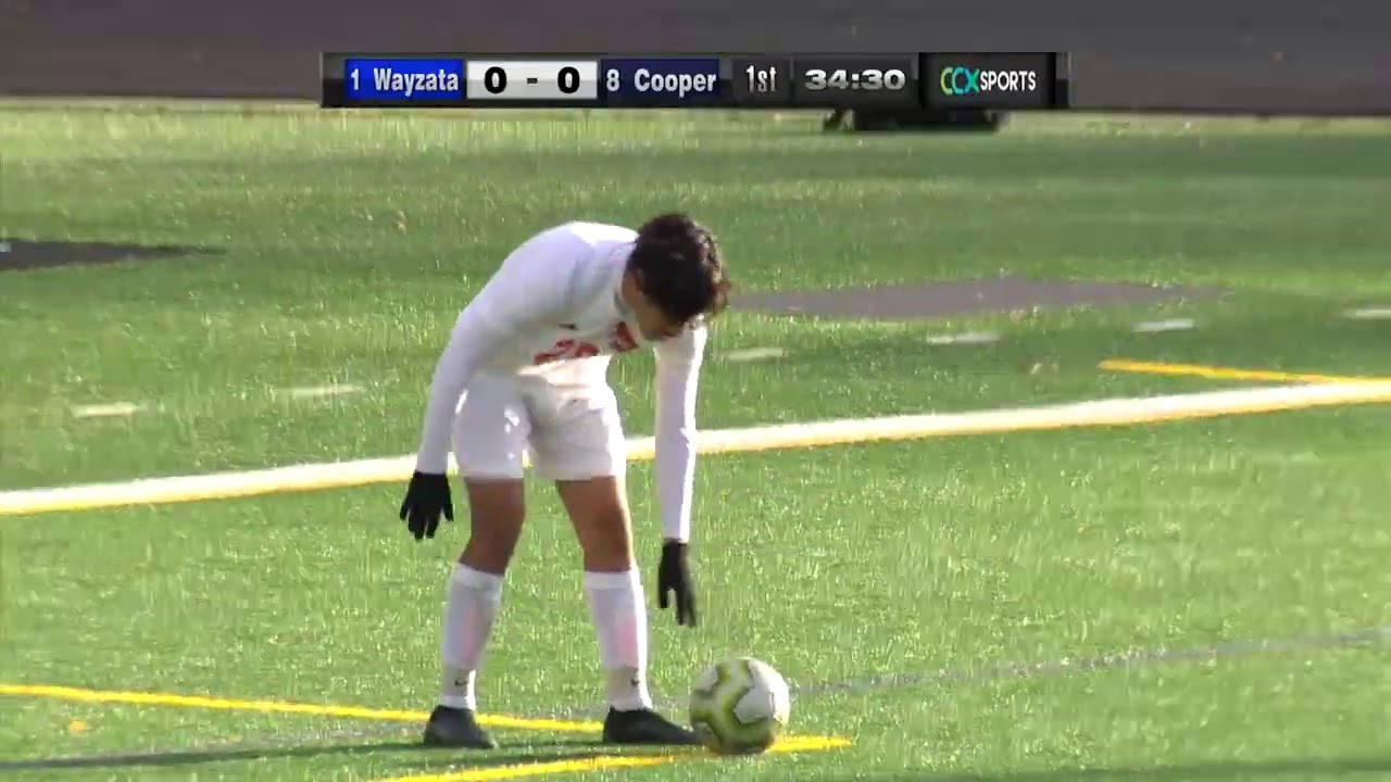 Cooper vs. Wayzata Section 6AA Boys High School Soccer