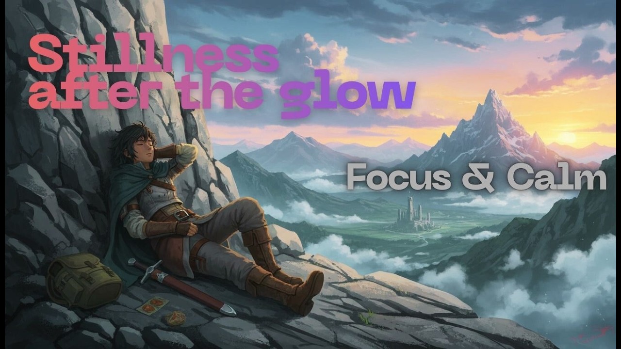 Stillness After the Glow | Ambient Music for Deep Focus & Relaxation