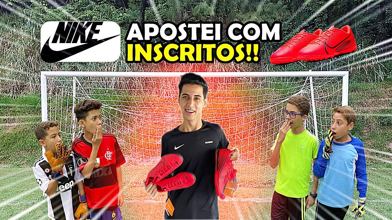 APOSTEI A NOVA CHUTEIRA COM INSCRITOS! QUEM GANHOU? DESAFIOS DE FUTEBOL 2020 ‹ Rikinho ›
