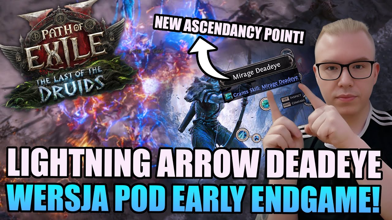 LIGHTNING Arrow Nadal OP! Early ENDGAME Deadeye BUILD 0.4 | POE 2