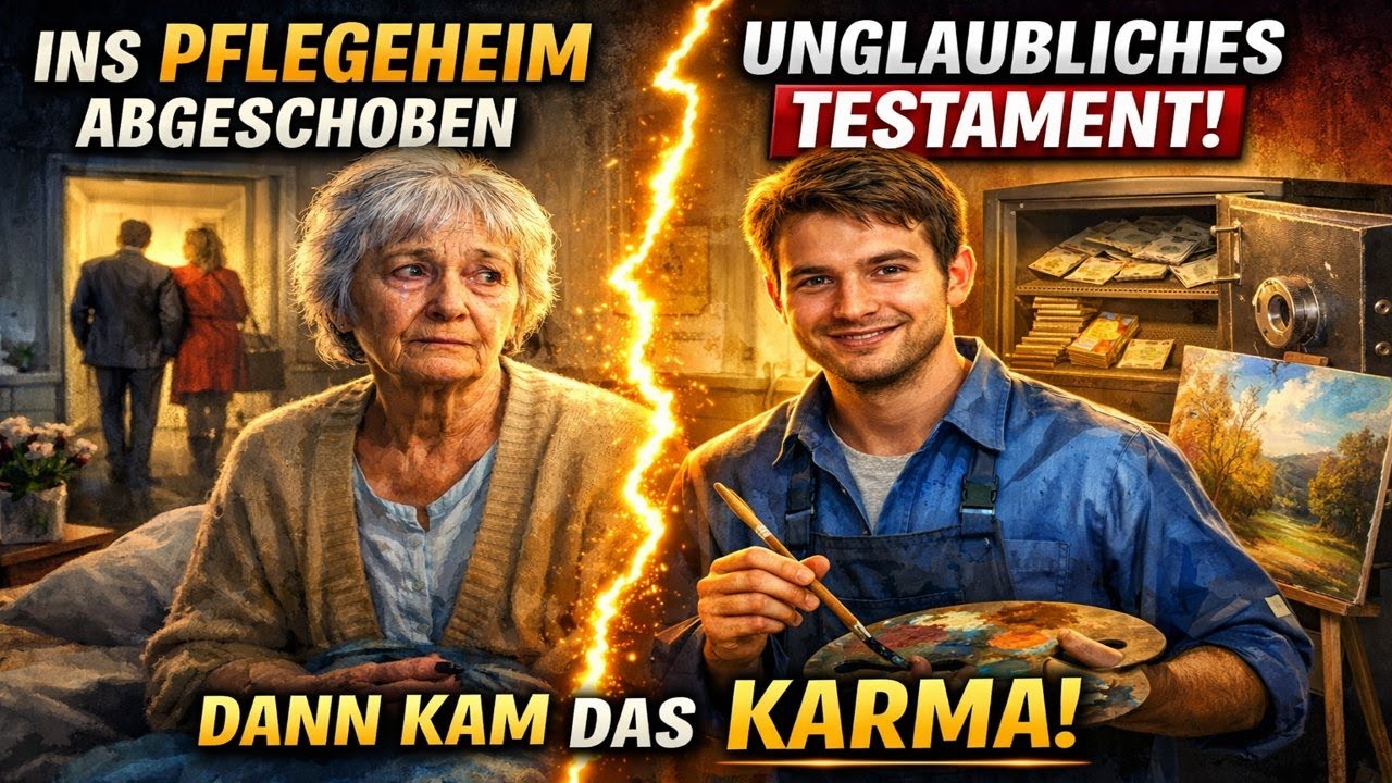 Sie schoben ihre Mutter ins Pflegeheim – ihr Testament schockierte alle