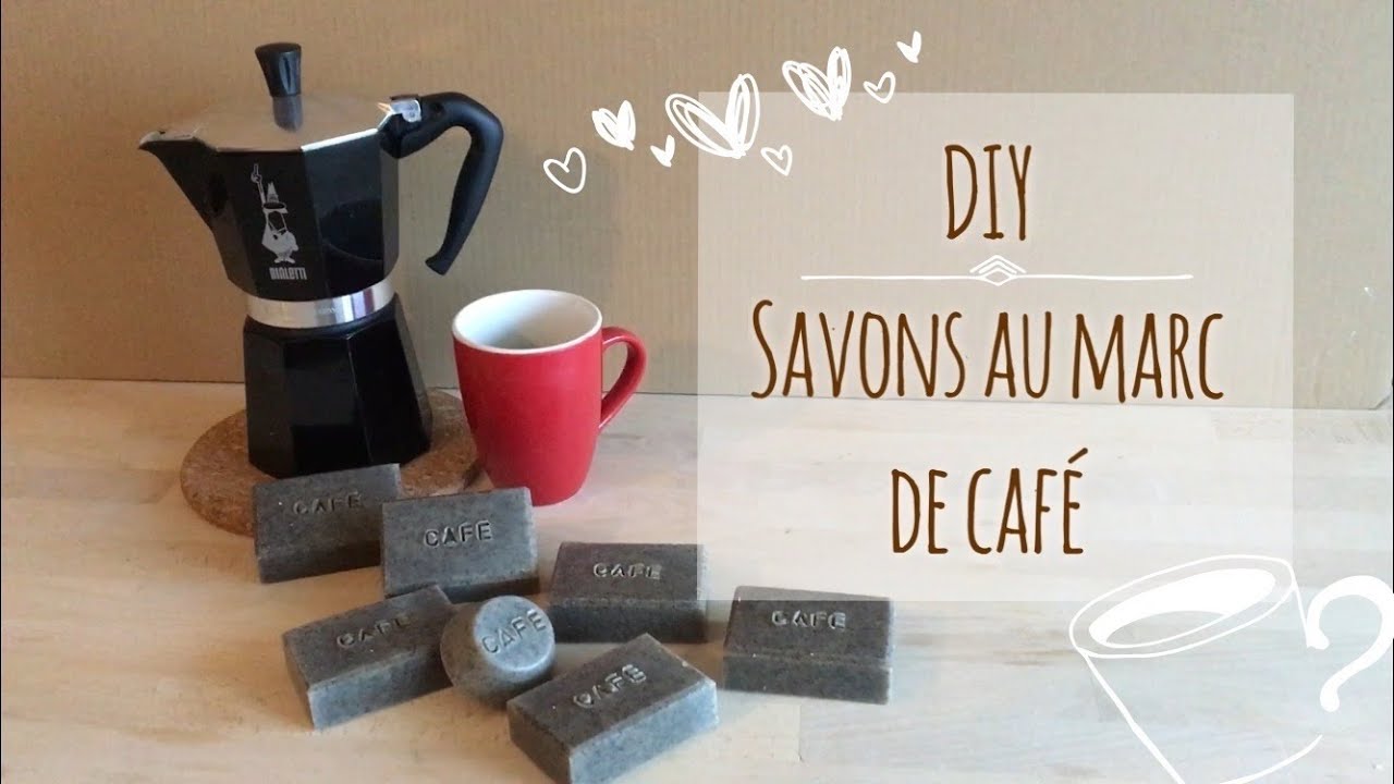 DIY  - Mes savons exfoliants au marc de café