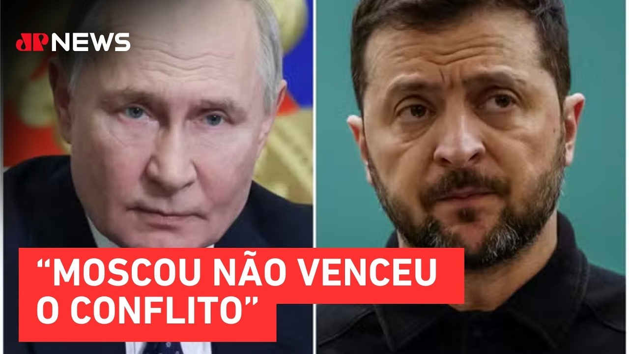 Zelensky diz que Putin “não alcançou seus objetivos” na Ucrânia