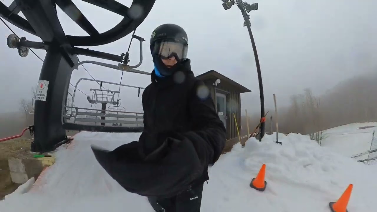 Crystal Mountain (Michigan) New Year's Eve - Trail Conditions Top to Bottom