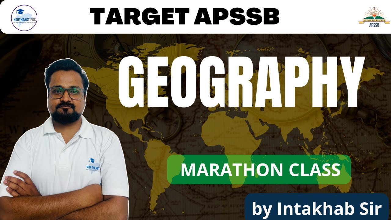 Geography Marathon Class for CHSL I APSSB Exams I APSSB