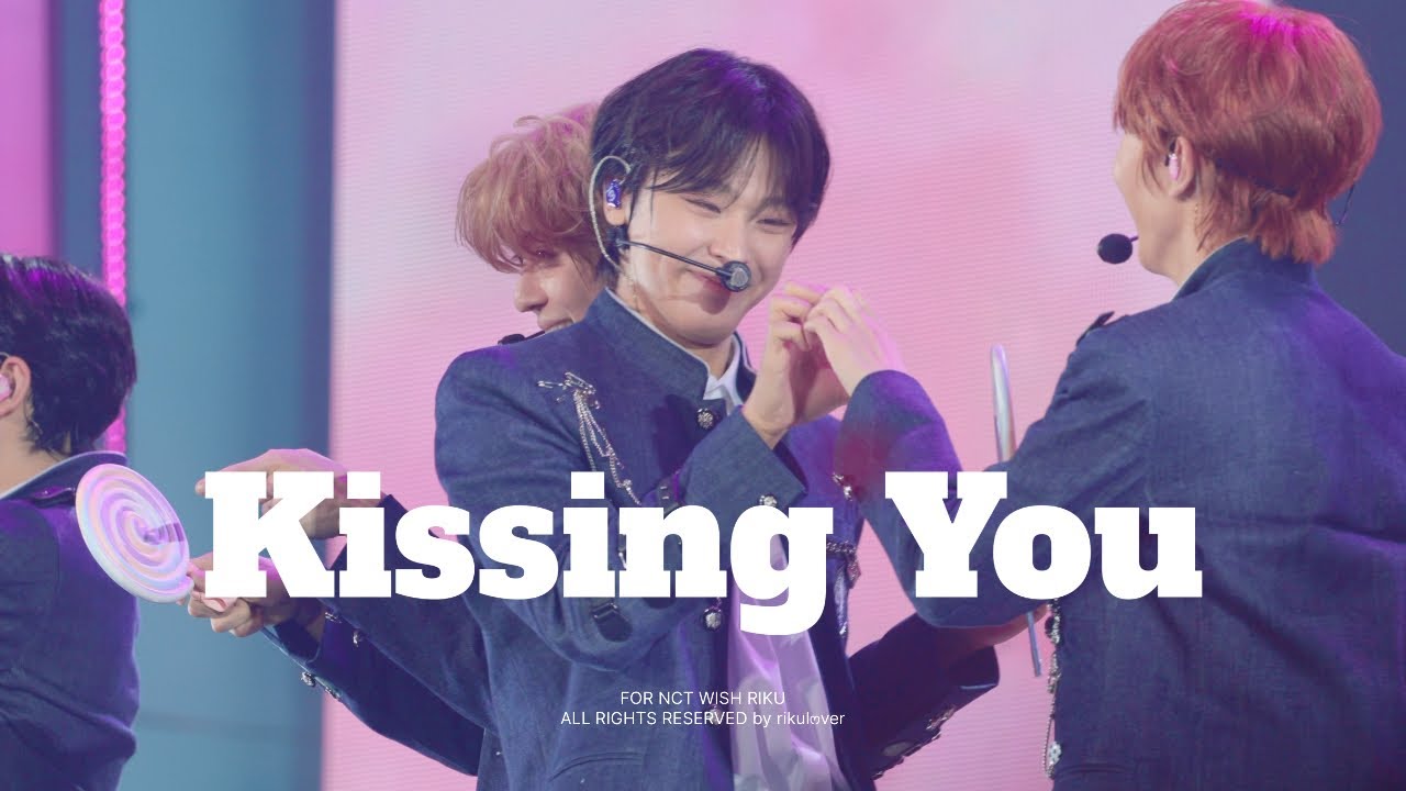 [4k] Kissing You (키싱유) - NCT WISH 리쿠 직캠 (RIKU focus) | LOG in SEOUL