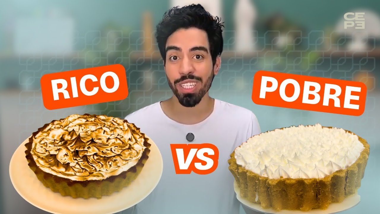 Fiz uma torta de limão de RICO vs POBRE! Qual foi a melhor?