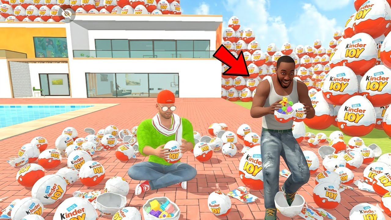 Jack & Franklin Open 100 Mistry Kinder Joy 🎉 Indian Theft Auto Simulator 💥