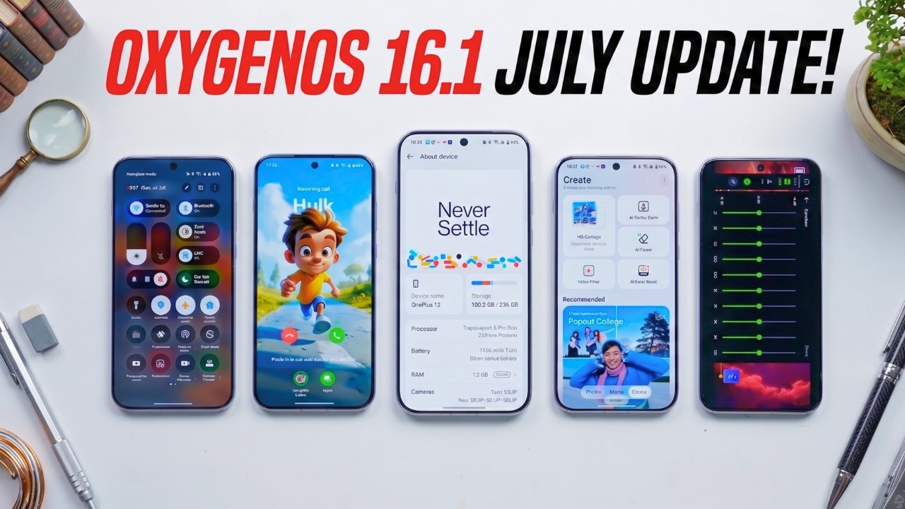Обновление OxygenOS 16.1 за июль: все необходимые функции! Извините, пользователи OnePlus 11 и No...