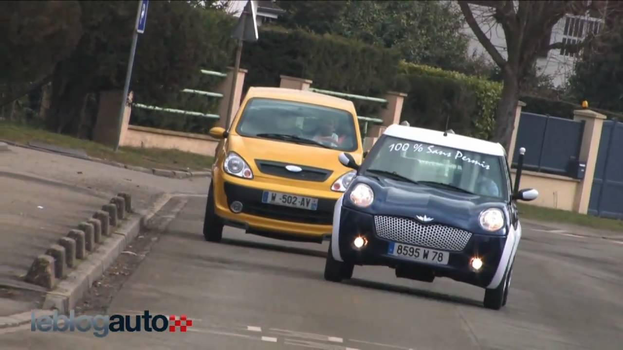Chatenet CH26 Microcar MGo F8 - essai voiturette sans permis