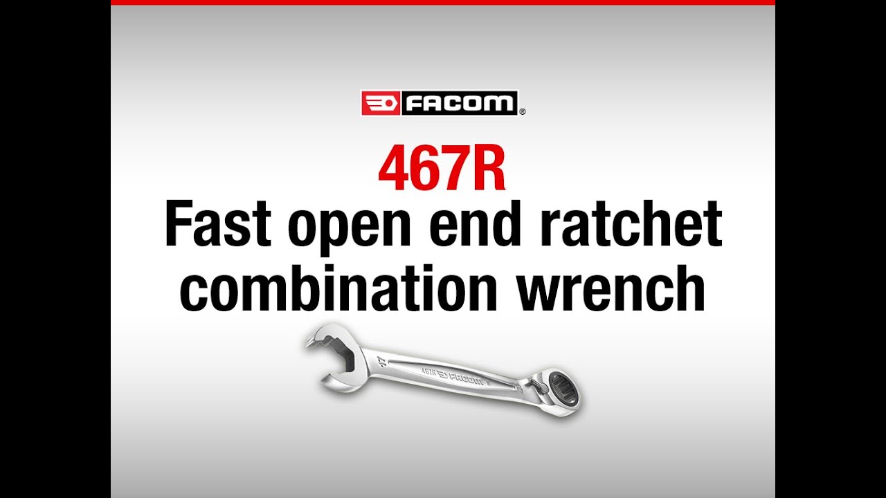 467R | FAST OPEN END RATCHET COMBINATION WRENCH (short version)