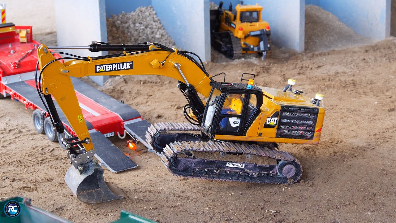 FANTASTIC RC CONSTRUCTION SITE RC EXCAVATORS & DUMP TRUCKS AT MTC OSNABRÜCK