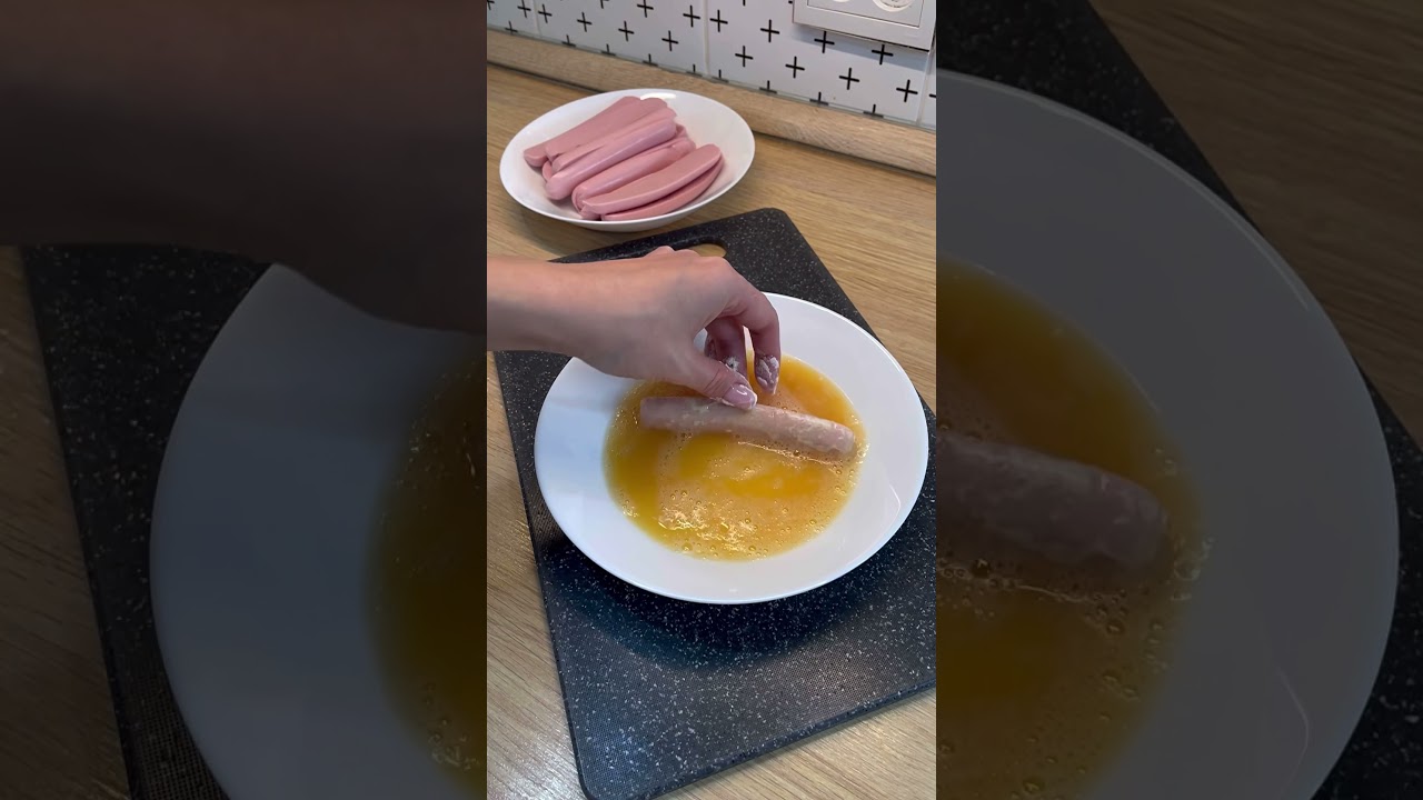Вкусная закуска из сосисок за 15 минут