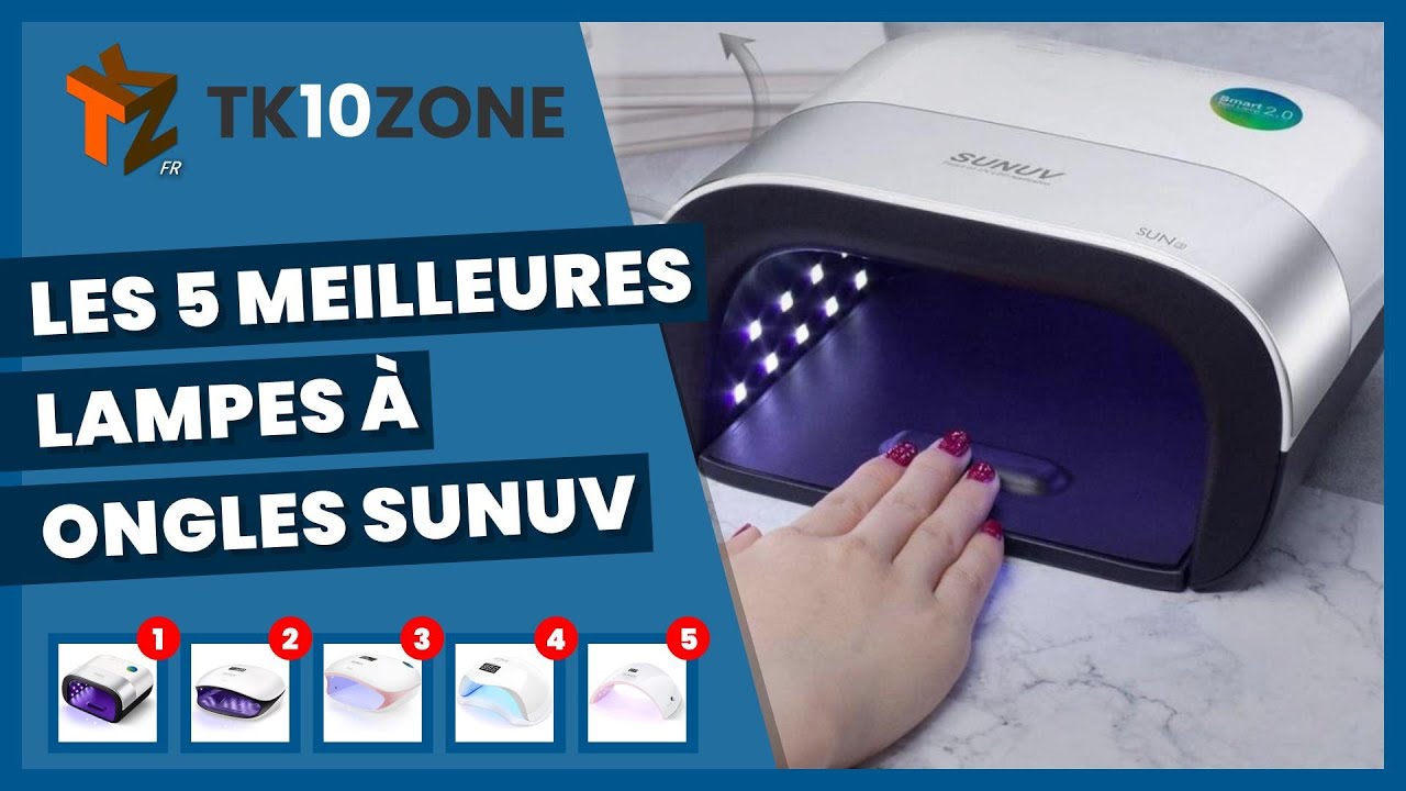 Les 5 meilleures lampes à ongles professionnelles sunuv