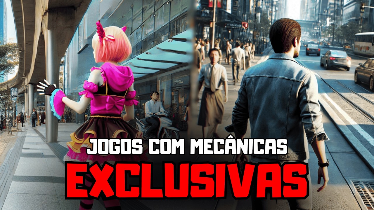 10 Jogos INCRÍVEIS com MECANICAS ÚNICAS que NINGUÉM COPIOU