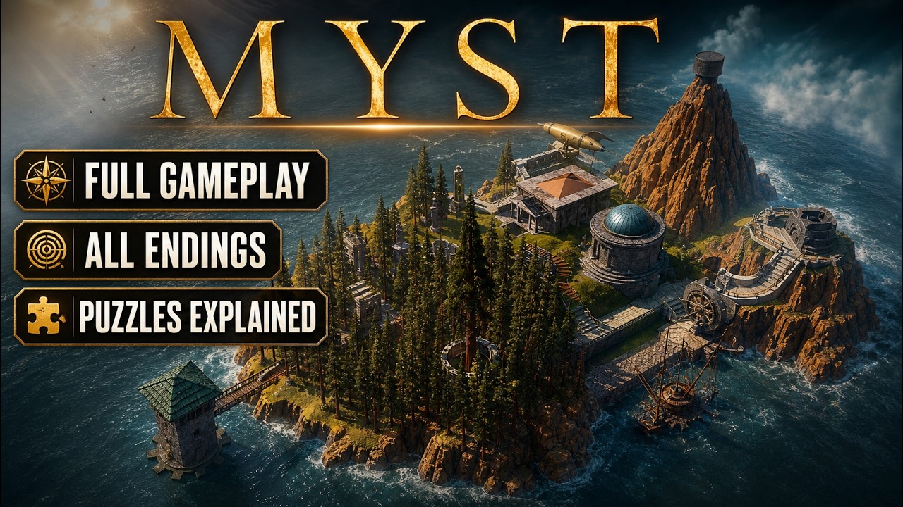 realMyst (2014) [Full Gameplay][Puzzles Explained][No Commentary][All Endings]