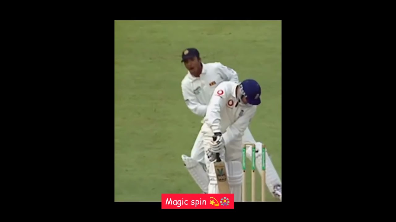 The greatest off-spin delivery - Muralitharan
