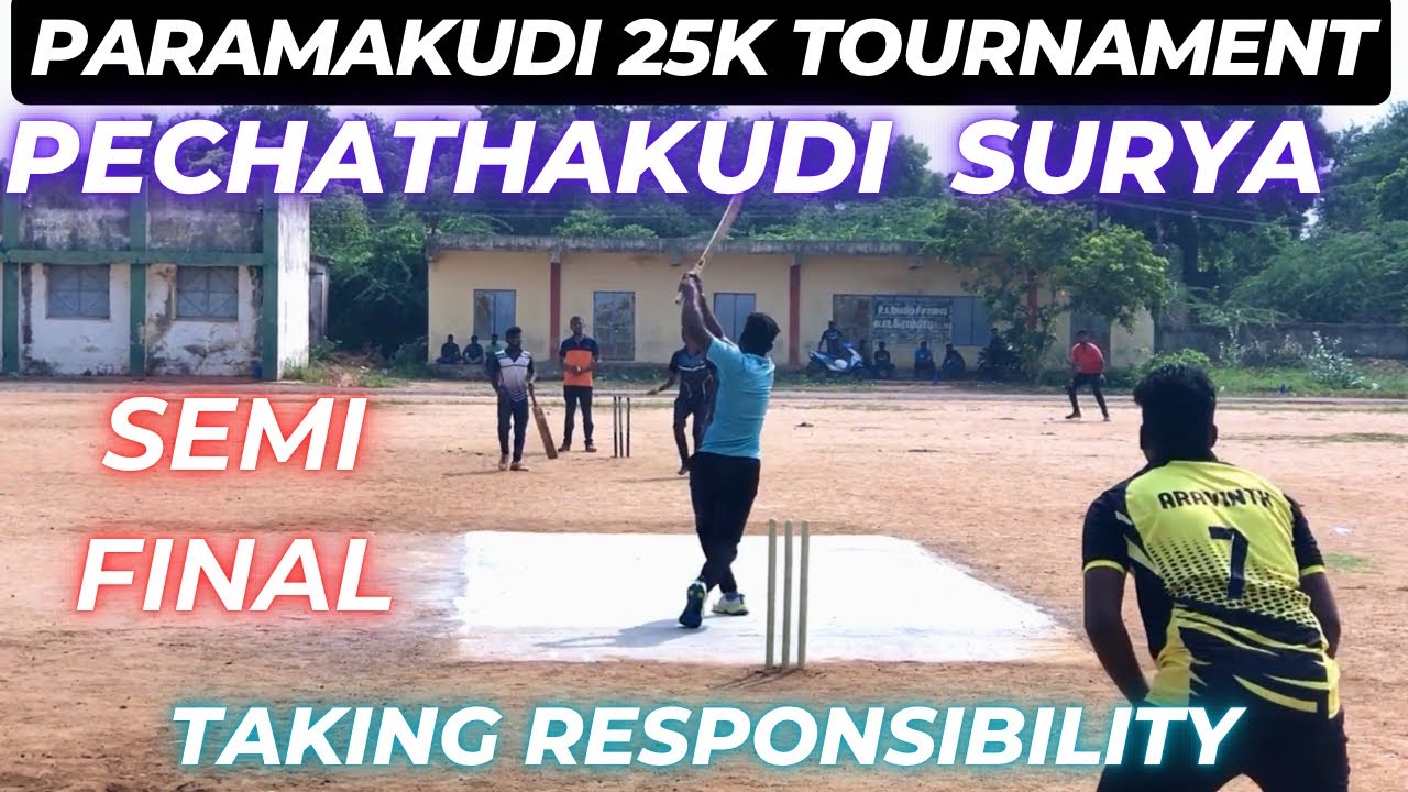 Cricket| Semifinal | Pechathakudi Vs Offside Black Squad | Paramakudi 25K Match #worldcup #pakvsnz