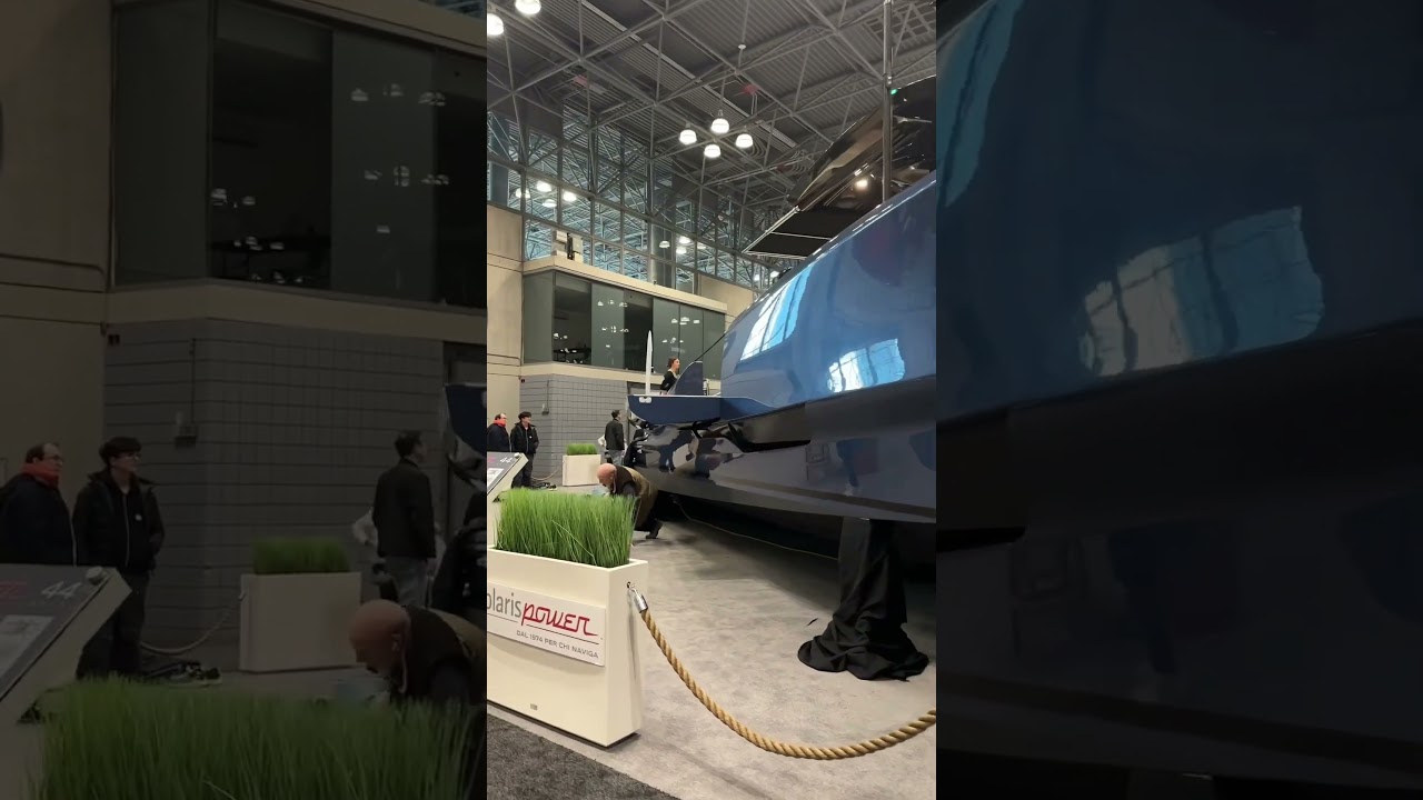 Boat show at the New York City Javits Center