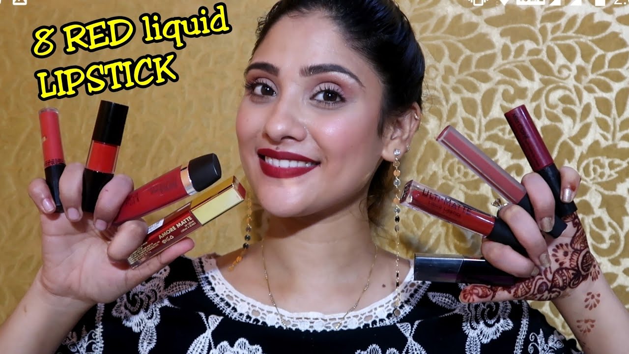 My Red liquid lipstick || under 1000