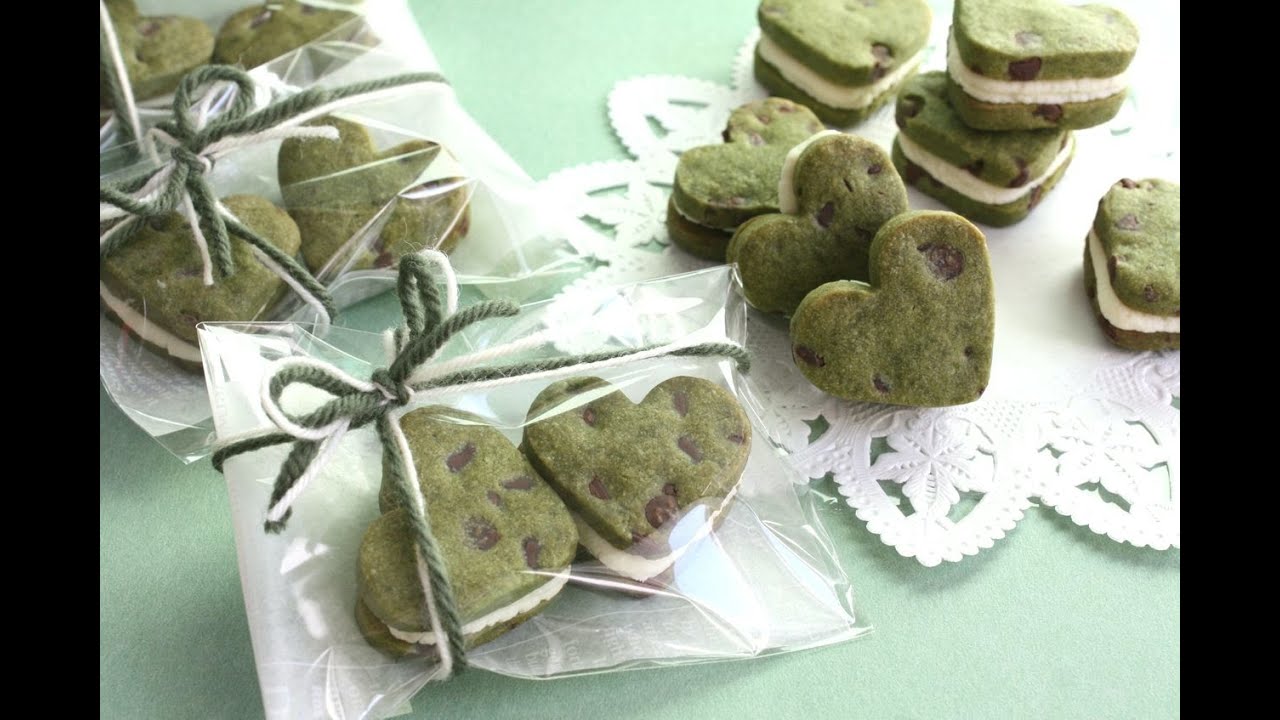 Matcha Cookies chocolate chips&White chocolate  Ganache 抹茶好きな人にはたまらない 抹茶クッキー