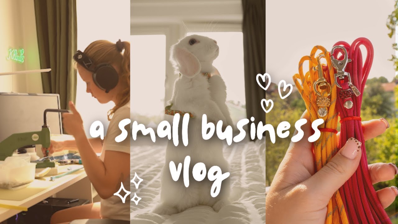 a small business diary💚🐰 (orders, embroidery, cozy)