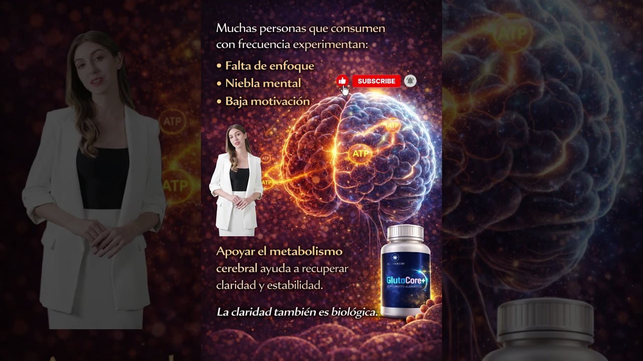 Energía cerebral y claridad mental.... Con Glutacore
