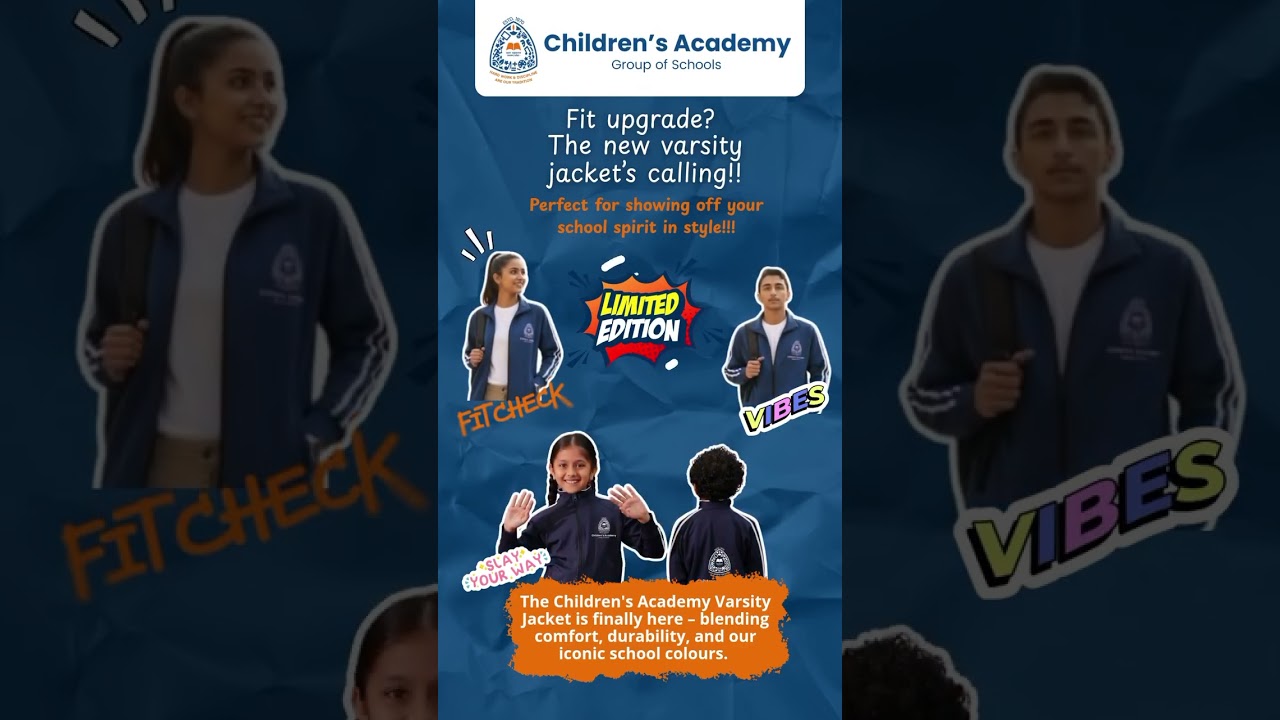 Children's Academy Varsity Jacket 🔥