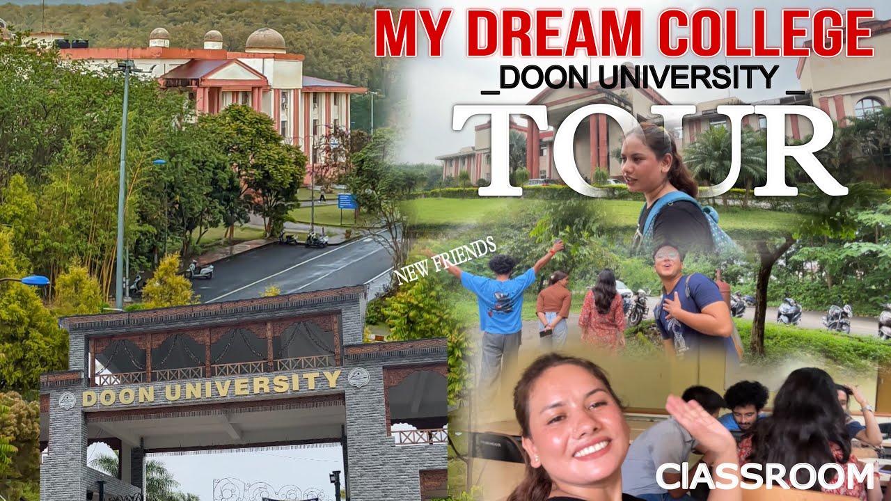 Doon university college tour | Dehradun best college |￼ A day in my college life 😨