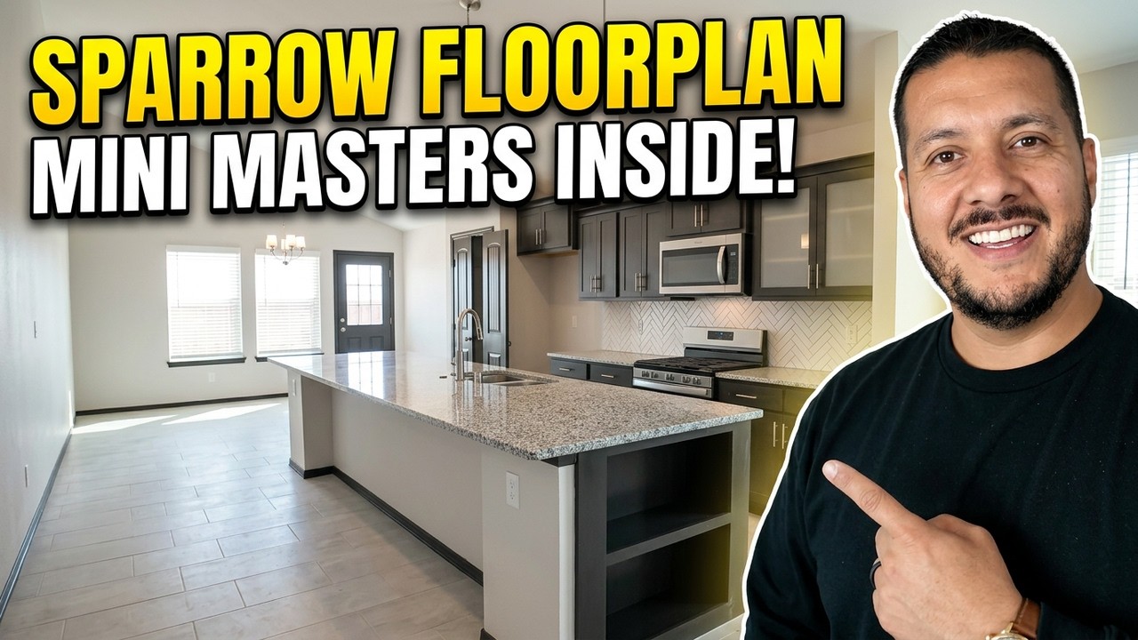 New Construction Home in El Paso | Sparrow Floorplan by Saratoga Homes | 4 Bed 3 Bath