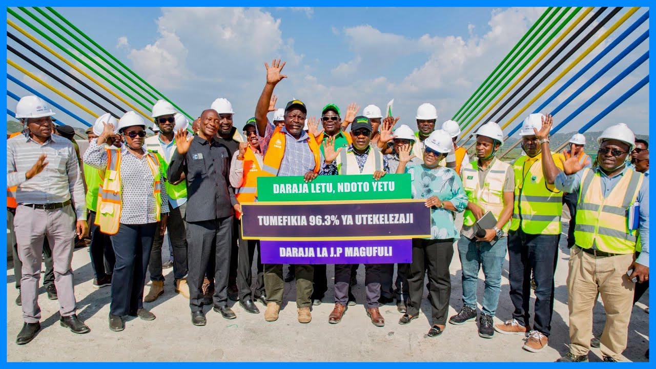 DARAJA LA JP MAGUFULI (KIGONGO-BUSISI ) LAFIKIA ASILIMIA 96.3, KUKAMILIKA FEBRUARI 2025