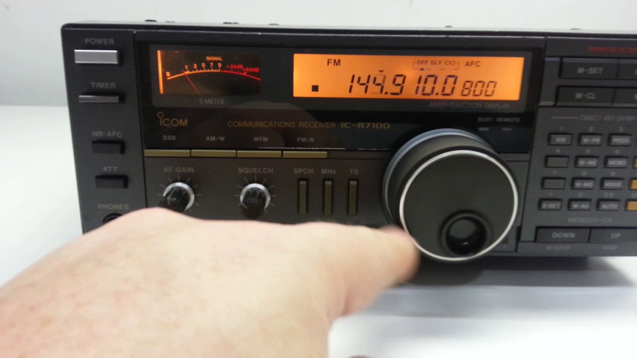 Rádio Receptor Icom IC-R7100 (scanner)