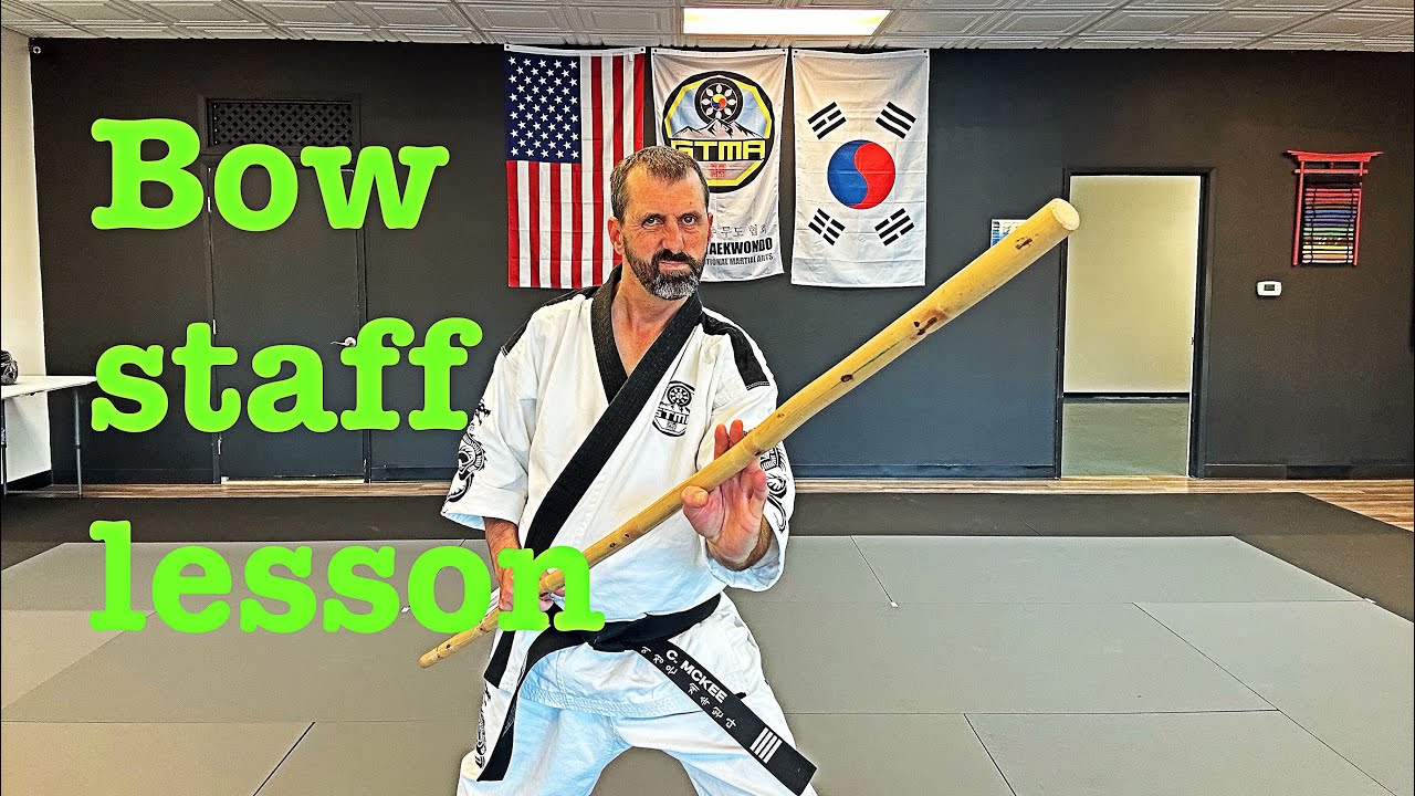 Basic bow staff weapon for beginners' class 1