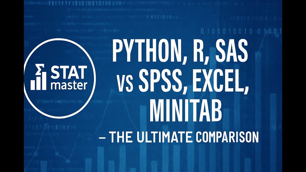 Python, R, SAS vs SPSS, Excel, Minitab&ndash; The Ultimate Comparison| #statisticalsoftware #dataanalysis