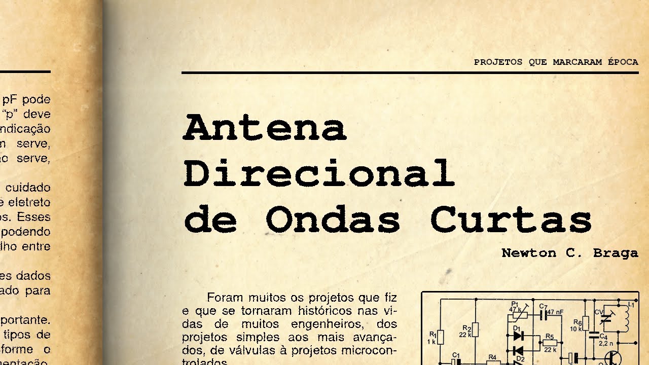 Antena direcional de ondas curtas (VAM108)