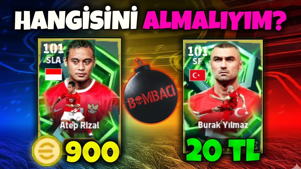 BOMBACI BURAK YILMAZ VE ATEP  RİZAL DENEDİM 🔥 HANGİSİ ALINIR 🤔 eFootball 2026 Mobile