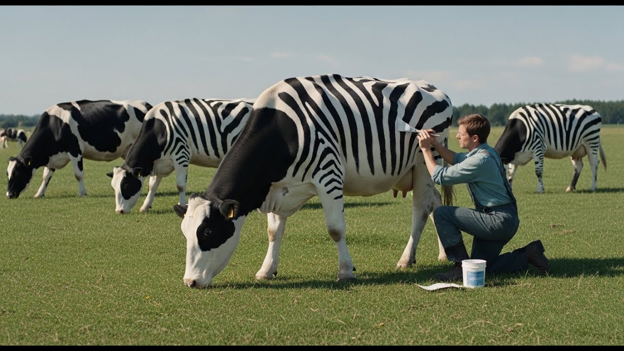Scientists Painted Cows with Zebra Stripes - Here's What Happened to the Flies
