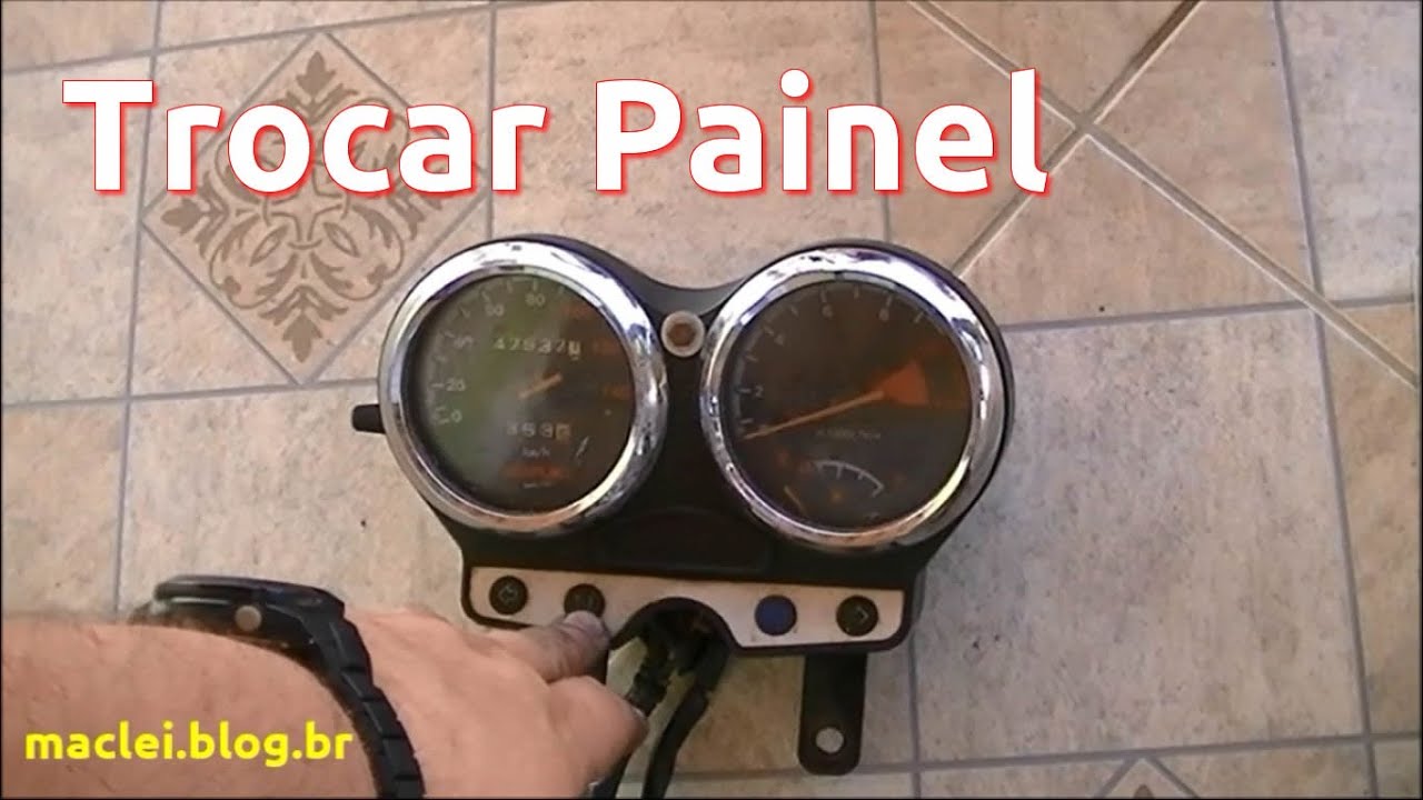 COMO TROCAR PAINEL INSTRUMENTOS SUZUKI YES