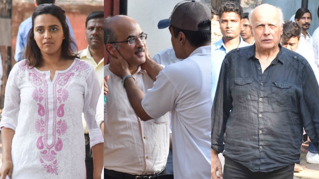 Rajkumar Barjatya's Funeral | Celebs Pay Their Last Respects