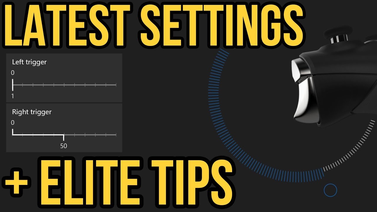 MY LATEST SETTINGS + How to use hair triggers on Xbox Elite Controller // PUBG Xbox