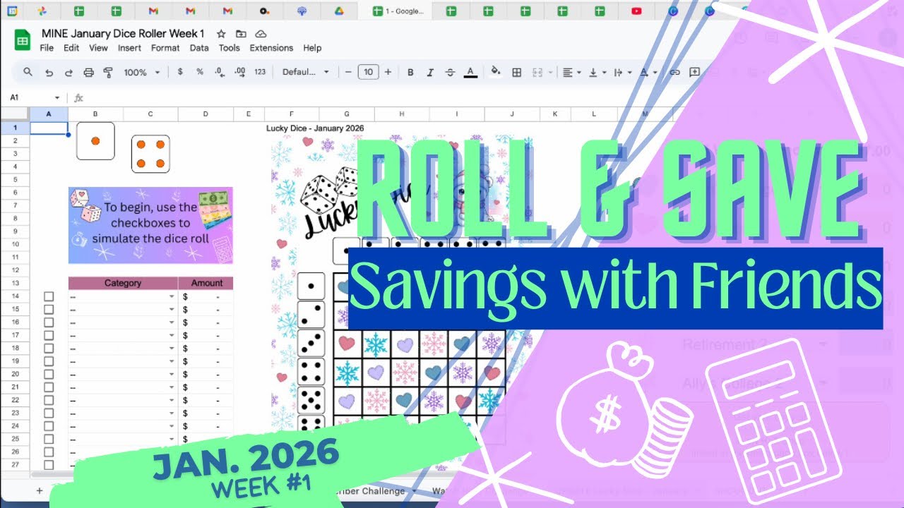 Savings with Friends #1 | 2026 Savings Challenge | YNAB