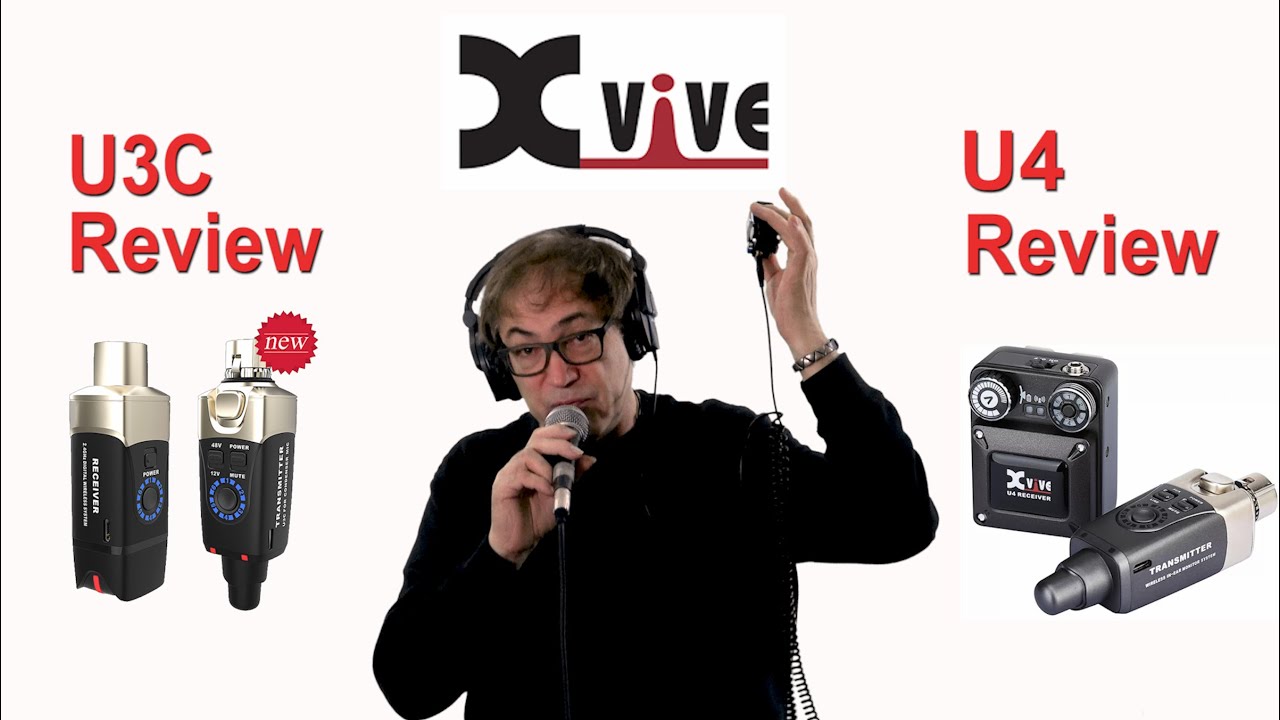 Xvive Product Reviews for the U3C Wireless microphone system and the U4 Wireles monitoring system.