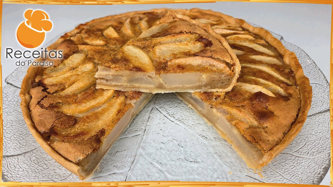 TARTE DE PERA COM CANELA  (fácil de fazer e muito deliciosa...) | 🍎Receitas do Paraíso