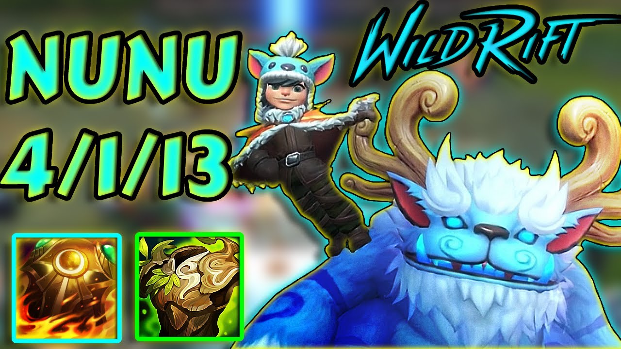 NUNU JUNGLE IS OP IN WILD RIFT | FULL BUILD AND RUNES