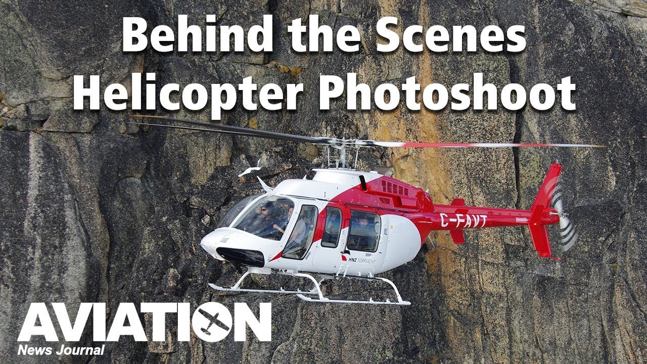 Behind the scenes: Helicopter photoshoot